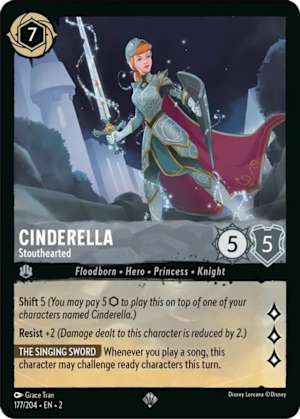 Cinderella Stouthearted card